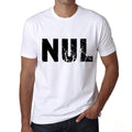 Men's Tee Shirt Vintage T shirt Nul X-Small White 00559