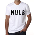 Men's Tee Shirt Vintage T shirt Nuls X-Small White 00560