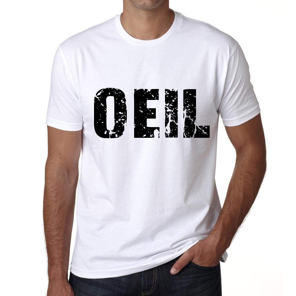 Mens Tee Shirt Vintage T Shirt Oeil X-Small White 00560 - White / Xs - Casual