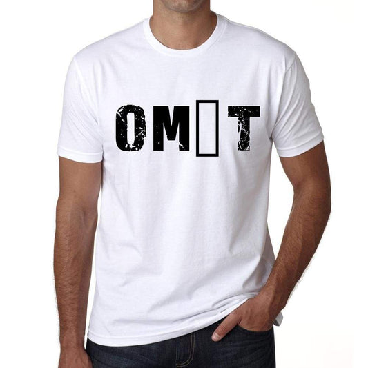 Mens Tee Shirt Vintage T Shirt Omót X-Small White 00560 - White / Xs - Casual