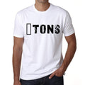 Men's Tee Shirt Vintage T shirt ôtons X-Small White