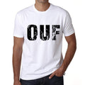 Men's Tee Shirt Vintage T shirt Ouf X-Small White 00559