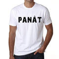Men's Tee Shirt Vintage T shirt Panât X-Small White