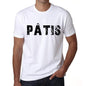 <span>Men's</span> Tee Shirt Vintage T shirt Pâtis X-Small White - ULTRABASIC