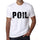 Mens Tee Shirt Vintage T Shirt Poil X-Small White 00560 - White / Xs - Casual