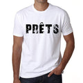 Men's Tee Shirt Vintage T shirt Prêts X-Small White