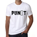 Men's Tee Shirt Vintage T shirt Punît X-Small White