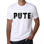 Mens Tee Shirt Vintage T Shirt Pute X-Small White 00560 - White / Xs - Casual
