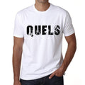 Men's Tee Shirt Vintage T shirt Quels X-Small White