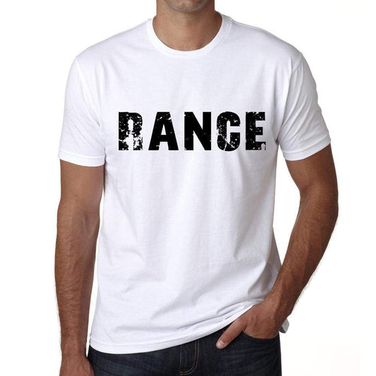Mens Tee Shirt Vintage T Shirt Rance X-Small White - White / Xs - Casual