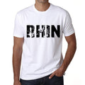 Men's Tee Shirt Vintage T shirt Rhin X-Small White 00560