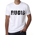 Men's Tee Shirt Vintage T shirt Rugis X-Small White