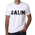 Men's Tee Shirt Vintage T shirt Salin X-Small White