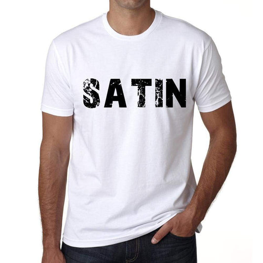 Mens Tee Shirt Vintage T Shirt Satin X-Small White - White / Xs - Casual