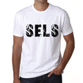 Men's Tee Shirt Vintage T shirt Sels X-Small White 00560