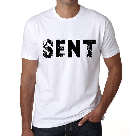 Mens Tee Shirt Vintage T Shirt Sent X-Small White 00560 - White / Xs - Casual