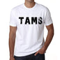Mens Tee Shirt Vintage T Shirt Tams X-Small White 00560 - White / Xs - Casual