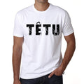 Men's Tee Shirt Vintage T shirt TÍtu X-Small White 00560