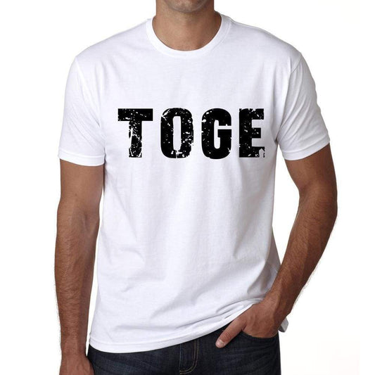 Mens Tee Shirt Vintage T Shirt Toge X-Small White 00560 - White / Xs - Casual