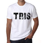Mens Tee Shirt Vintage T Shirt Tris X-Small White 00560 - White / Xs - Casual
