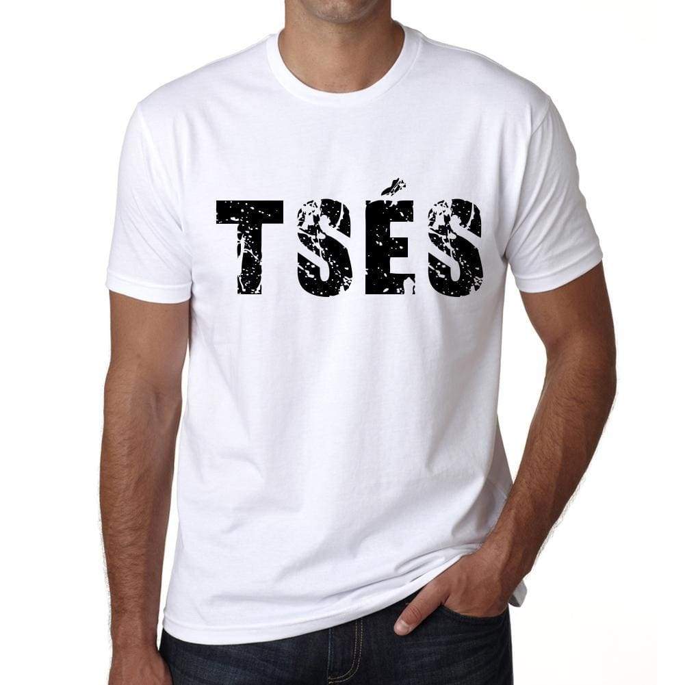 Mens Tee Shirt Vintage T Shirt Tsès X-Small White 00560 - White / Xs - Casual