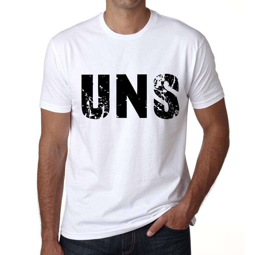 Mens Tee Shirt Vintage T Shirt Uns X-Small White 00559 - White / Xs - Casual