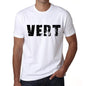 Mens Tee Shirt Vintage T Shirt Vert X-Small White 00560 - White / Xs - Casual