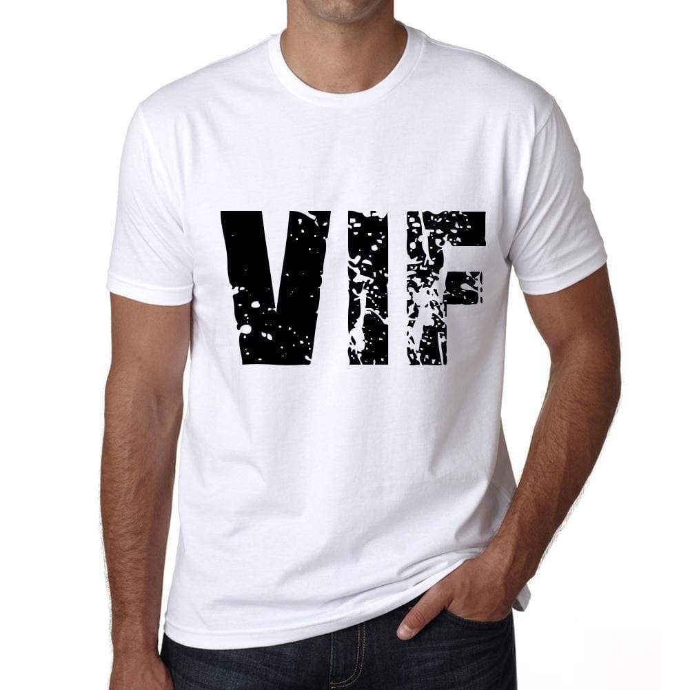 Mens Tee Shirt Vintage T Shirt Vif X-Small White 00559 - White / Xs - Casual