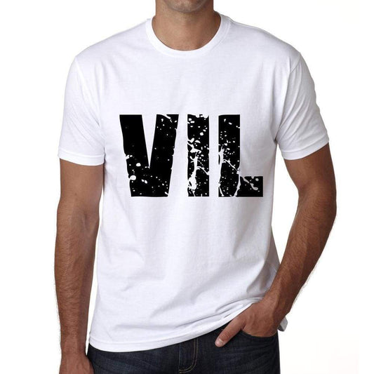 Mens Tee Shirt Vintage T Shirt Vil X-Small White 00559 - White / Xs - Casual