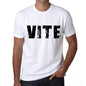 Mens Tee Shirt Vintage T Shirt Vite X-Small White 00560 - White / Xs - Casual