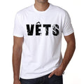 Men's Tee Shirt Vintage T shirt VÍts X-Small White 00560