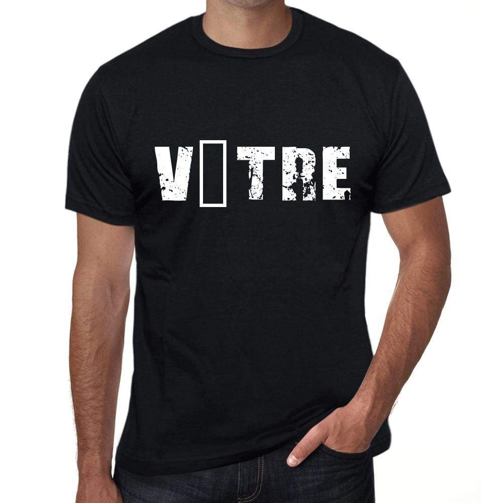 Mens Tee Shirt Vintage T Shirt Vôtre X-Small Black 00558 - Black / Xs - Casual