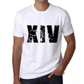 Men's Tee Shirt Vintage T shirt Xiv X-Small White 00559