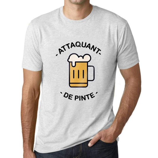 Mens Vintage Tee Shirt Graphic T Shirt Attaquant De Pinte Vintage White - Vintage White / Xs / Cotton - T-Shirt