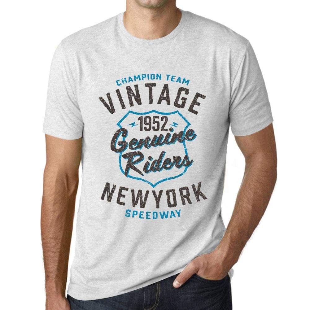 Mens Vintage Tee Shirt Graphic T Shirt Genuine Riders 1952 Vintage White - Vintage White / Xs / Cotton - T-Shirt