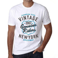 Men's Vintage Tee Shirt Graphic T shirt Genuine Riders 2007 White