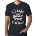 Men's Vintage Tee Shirt Graphic T shirt Genuine Riders 2010 Navy