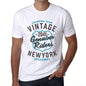 Mens Vintage Tee Shirt Graphic T Shirt Genuine Riders 2041 White - White / Xs / Cotton - T-Shirt