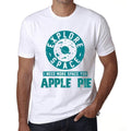 Men's Vintage Tee Shirt Graphic T shirt I Need More Space For APPLE PIE White