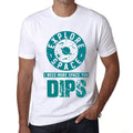 Men's Vintage Tee Shirt Graphic T shirt I Need More Space For DIPS White