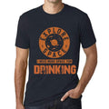 Men's Vintage Tee Shirt Graphic T shirt I Need More Space For DRINKING Navy
