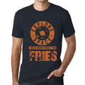 Men's Vintage Tee Shirt Graphic T shirt I Need More Space For FRIES Navy