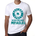 Men's Vintage Tee Shirt Graphic T shirt I Need More Space For MIRACLES White