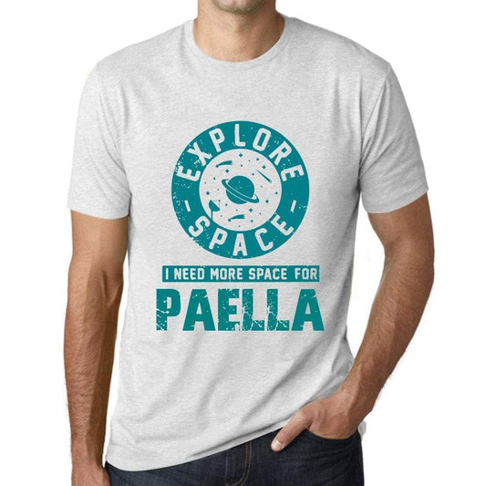 Mens Vintage Tee Shirt Graphic T Shirt I Need More Space For Paella Vintage White - Vintage White / Xs / Cotton - T-Shirt