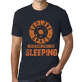 Men's Vintage Tee Shirt Graphic T shirt I Need More Space For SLEEPING Navy