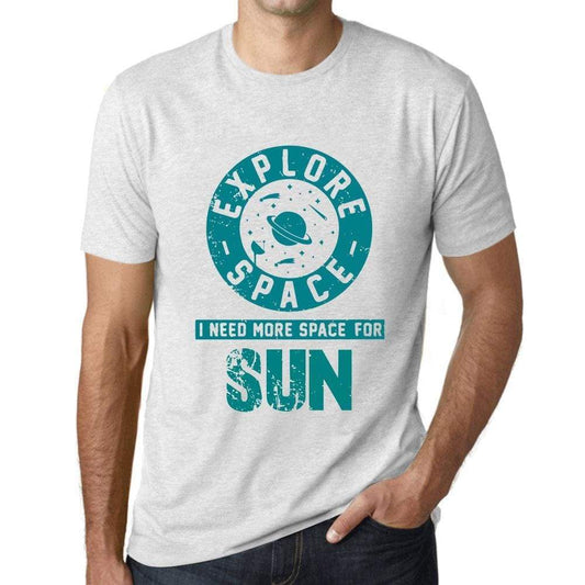 Mens Vintage Tee Shirt Graphic T Shirt I Need More Space For Sun Vintage White - Vintage White / Xs / Cotton - T-Shirt