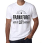 Mens Vintage Tee Shirt Graphic T Shirt Live It Love It Frankfurt White - White / Xs / Cotton - T-Shirt