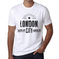 Mens Vintage Tee Shirt Graphic T Shirt Live It Love It London White - White / Xs / Cotton - T-Shirt