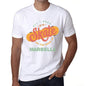 Mens Vintage Tee Shirt Graphic T Shirt Marbella White - White / Xs / Cotton - T-Shirt