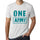 Mens Vintage Tee Shirt Graphic T Shirt One Army Vintage White - Vintage White / Xs / Cotton - T-Shirt